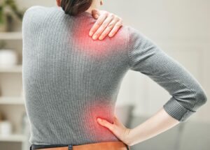 Massage spierpijn schouders en rug