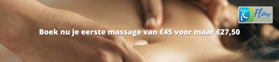 Eerste massage voor maar €2750